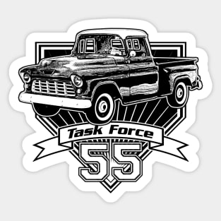 55 Chevy Truck Task Force Sticker